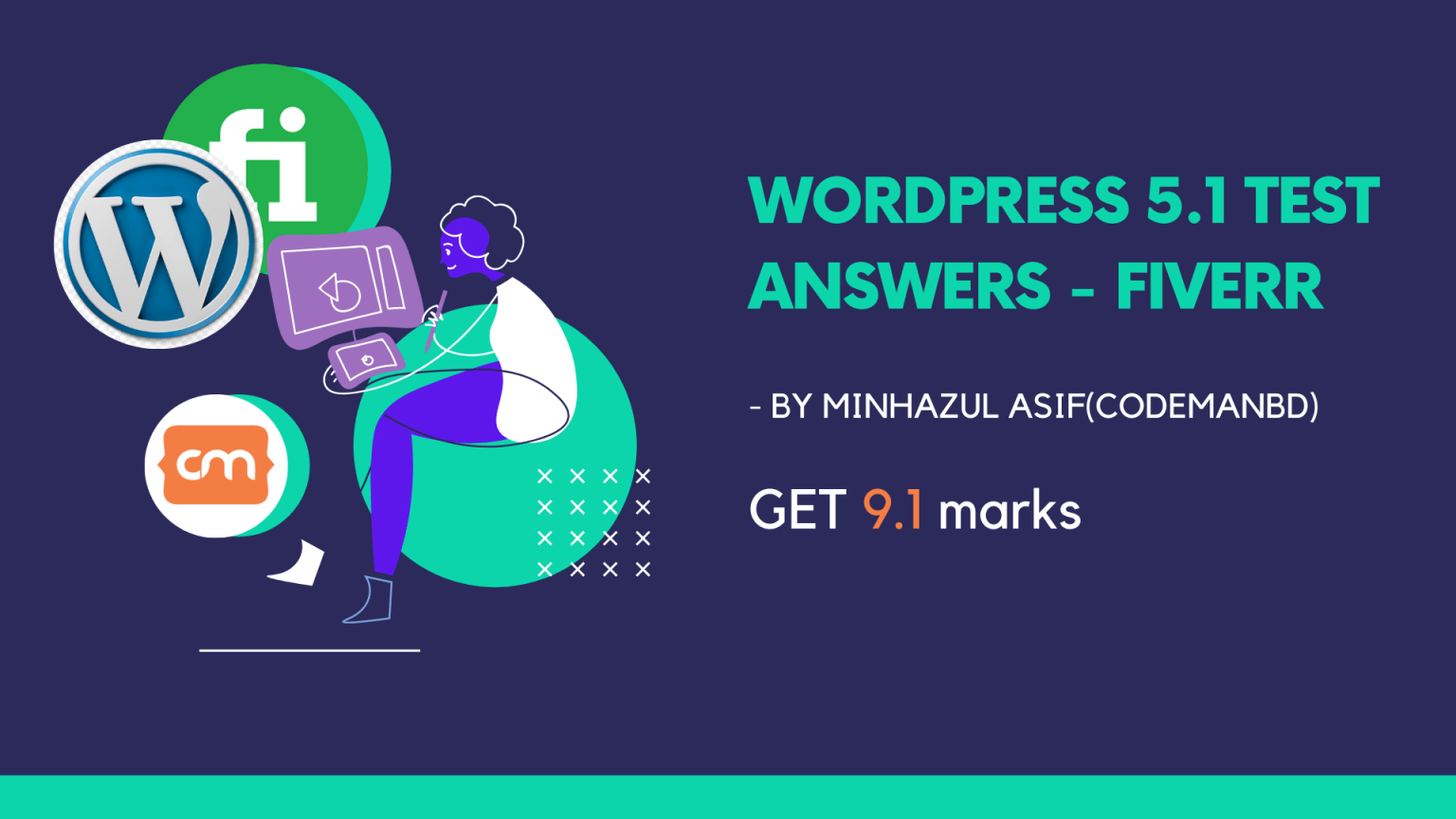 Fiverr WordPress Test 5.1 Answers 2021 with 9.1 score
