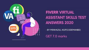 FIVERR Virtual Assistant SKILLS TEST ANSWERS 2020