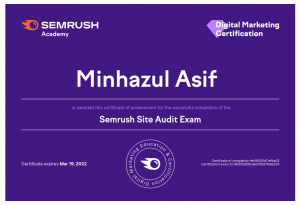 Semrush Site Audit Exam Answers
